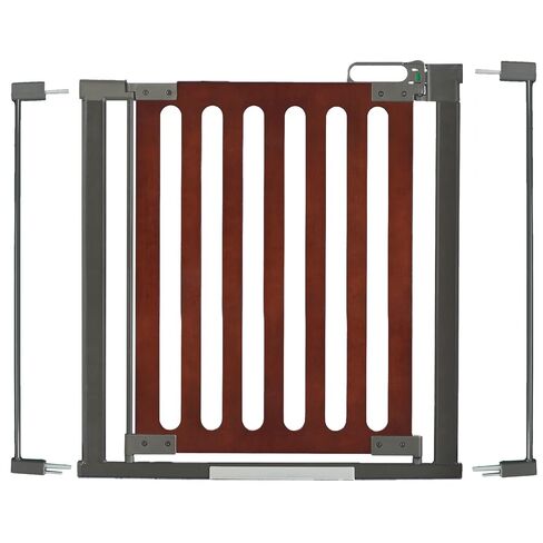 Qdos Safety Designer Gate Extensions for Crystal and Spectrum Pressure Mount Baby Gates | Slate | Allows for use in wider door openings - Each Extension adds 2.75" to the gate - Includes 2 Extensions in Saudi Arabia