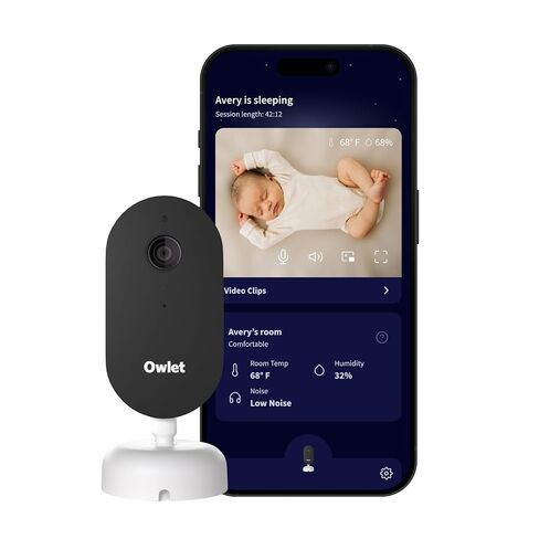 Owlet Dream Sight (Gen 3) Smart Video Baby Monitor | 2K HD Camera w/Night Vision | Detects Crying, Motion & Temperature | Customizable Alerts | Two-Way Talk | Secure Wi-fi in Kuwait
