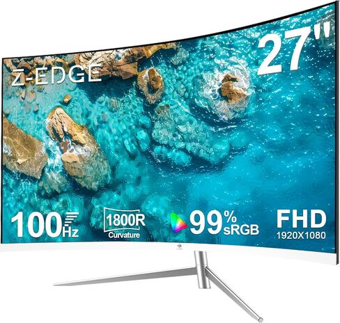 Z-Edge U27P4K 27-inch 4K Monitor IPS Ultra HD 3840x2160, 60Hz Refresh Rate, PC Monitor Gaming, 100% sRGB, HDMI x 2 and DP x 2 in Kuwait