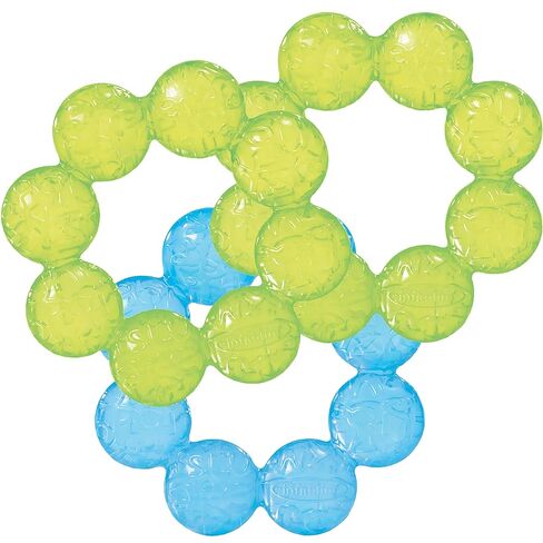 Infantino Water Teethers, Cooling & Massaging Relief, Lime/Blue, 3-Pack in Kuwait