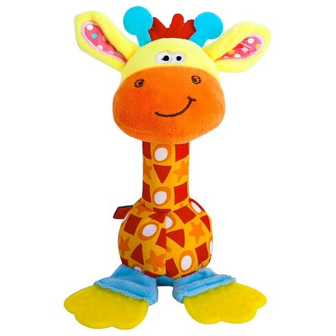 Baby Soft Rattles Shaker, Infant Developmental Hand Grip Baby Toys, Baby Sensory Learning Toys with Teether, Sounds for Baby and Stuff from 0-3-6-9 Months Old in Kuwait