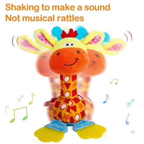 Baby Soft Rattles Shaker, Infant Developmental Hand Grip Baby Toys, Baby Sensory Learning Toys with Teether, Sounds for Baby and Stuff from 0-3-6-9 Months Old in Kuwait