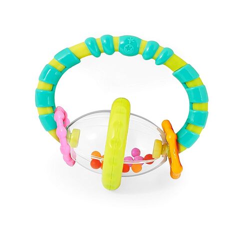 Bright Starts Soothers & Shakers 7pc Gift Set - BPA-Free Baby Rattles, Teethers and Stroller Toys, Unisex, Newborn+ in Kuwait