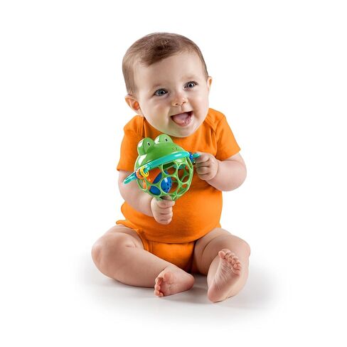 Bright Starts Little Shakers 6pc Gift Set, Easy-Grasp Oball Technology, Baby Rattles, Balls and Teethers, On-The-Go Toys, Lightweight, Unisex, Newborn+ in Kuwait