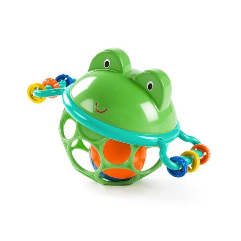 Bright Starts Little Shakers 6pc Gift Set, Easy-Grasp Oball Technology, Baby Rattles, Balls and Teethers, On-The-Go Toys, Lightweight, Unisex, Newborn+ in Kuwait