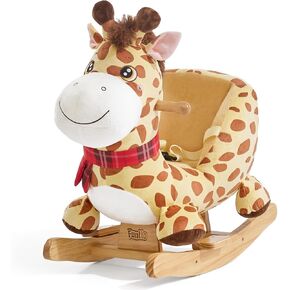 FUNLIO Unicorn Baby Rocking Horse, Pink Fairy Unicorn Rocking Horse for Toddlers 6 Months to 3 Years, Stuffed Ride-on Animal Rocker, Easy to Assemble, Nursery, CPC & CE Certified in Saudi Arabia