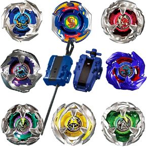 ASVEXKW Battling Set, Spinninning Top Burst Boy Combat Battling Game Set, Spinning & Launchers, Greats Birthday Gift for Boys, 8 & 10 Spinning Tops (08) in Saudi Arabia