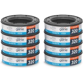 Diaper Genie Essentials Round Refill 8-Pack, Unscented, Fits Complete Pails in Kuwait