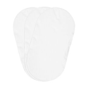 Boppy Changing Pad Liners, Pack of 3, White, Soft Terrycloth with Waterproof Backing Makes Wiggly Diaper Changes Easier and Comfy, for Quicker Cleanup of Changing Pads, Machine Washable and Dryable in Saudi Arabia