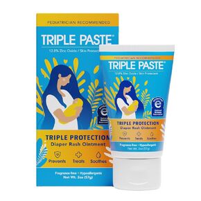 Triple Paste Diaper Rash Cream, Zinc Oxide Baby Ointment, 3 oz in Saudi Arabia