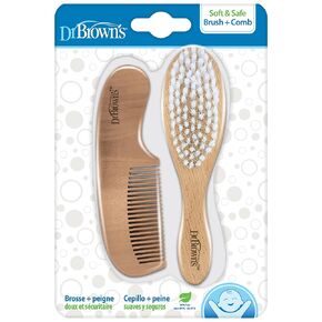 Dr. Brown's Soft and Safe Baby Brush + Comb in Kuwait