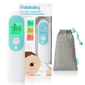 Frida Baby Thermometer, 3-in-1 Infrared Thermometer for Ear, Forehead & Touchless, Fever Thermometer for Baby, Infants, Toddlers, Kids & Adults in Kuwait