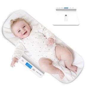 مقياس الأطفال من MomMed، مقياس الأطفال الصغار متعدد الوظائف، مقياس الأطفال الرقمي، مقياس الحيوانات الأليفة، مقياس الرضع مع وظيفة التثبيت، إضاءة خلفية زرقاء، مسار الوزن والطول in Kuwait
