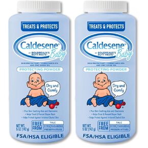 Caldesene Dry & Comfy Baby Powder with Zinc Oxide & Cornstarch, 5 Oz in Kuwait