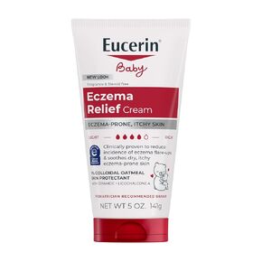 Eucerin Baby Eczema Relief Cream with Colloidal Oatmeal, 5 OZ | Eczema Cream for Baby with Colloidal Oatmeal to Sooth Dry and Itchy Skin, Fragrance and Steroid Free in Saudi Arabia