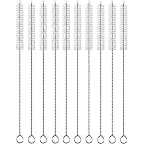 Straw Cleaner Brush Extend 12 inch, Extra Wide 12mm diam Pipe Cleaners, Extra Long Straw Brush for Sippy Cup, Water Bottle and Tubes, Drinking Straw Cleaning brush Set 10 Pack in Saudi Arabia