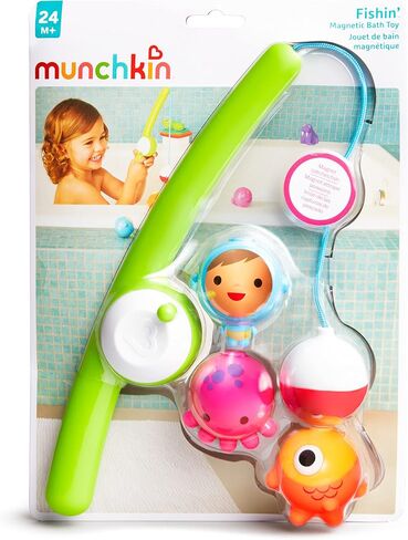 Munchkin® Fishin'™ Magnetic Baby and Toddler Bath Toy, 4pc Set in Kuwait