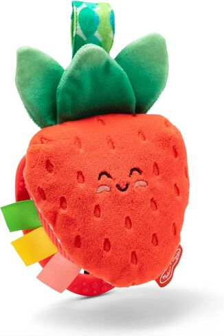 Melissa & Doug Peek-a-Boo Berry Take-Along Toy with Teether, Clip-On Stroller Toy for Baby Ages 12m+ in Kuwait
