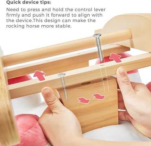 labebe - Baby Rocking Horse, Ride Unicorn, Kid Ride On Toy for 6 Month-3 Year Old, Infant (Boy Girl) Plush Animal Rocker, Toddler/Child Stuffed Ride Toy (Pink) | Kid Ride On Toy in Kuwait