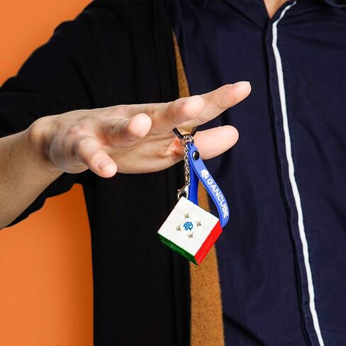 GAN 330 Keychain Cube, 3x3 Mini Key Ring, 3by3 Small Sitckerless Speed Cube, Standard Version, 1.2 Inch in Kuwait