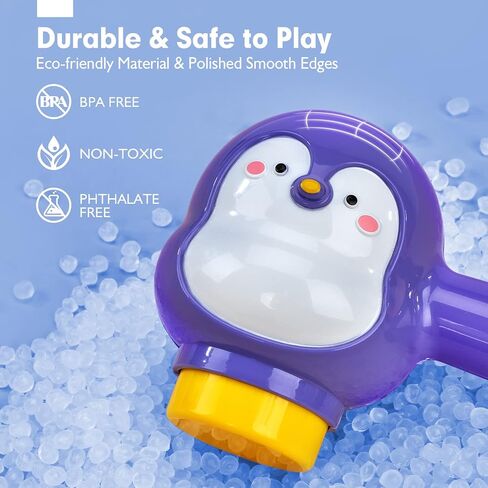 hahaland Ball Drop Toys for 1 Year Old, 2 in 1 Pound a Ball & Car Ramp | Montessori Toys for 1 Year Old, Cause and Effect Toys with 4 Balls, 4 Cars & Squeaky Hammer, Toddler Birthday Gift 12M+ in Kuwait