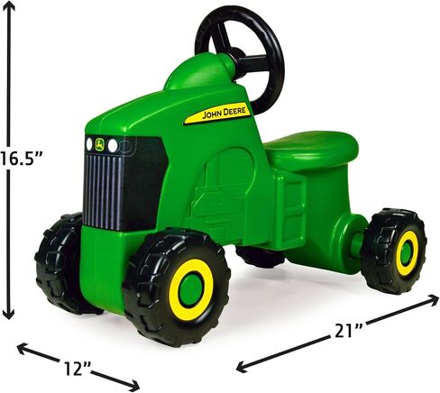John Deere Ride On Toys Sit 'N Scoot Activity Tractor for Kids Ages 18 Months and Up, Green in Kuwait