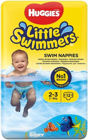 Huggies Little Swimmers Disposable Swim Diapers, Size 5-6 (32+ lbs), 17 Ct in Saudi Arabia