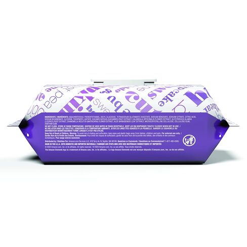 Amazon Elements Baby Wipes, Sensitive, Unscented, Cleans Gently, 810 Count, Flip-Top Packs, Pack of 9 in Kuwait