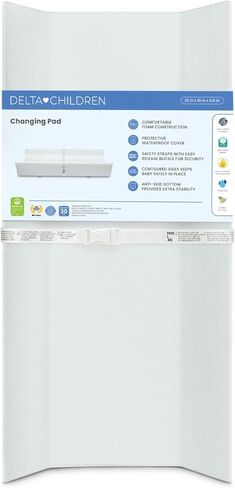 Delta Children Foam Contoured Changing Pad with Waterproof Cover in Kuwait