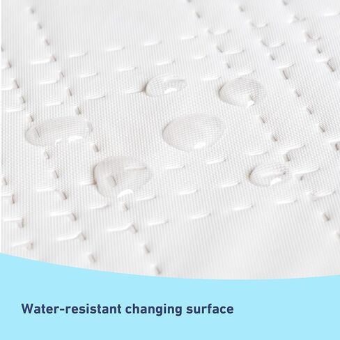 Graco Premium Contoured Baby Changing Pad | GREENGUARD Gold Certified, Water-Resistant, Ultra-Soft Buckle Cover, Fits Most Standard Changing Toppers, Non-Skid Bottom in Kuwait
