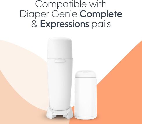 Diaper Genie Bags Refills 270 Count (Pack of 3) Clean Laundry Scent | Diaper Pail Refills with Max Odor Lock | Holds up to 810 Newborn Diapers in Kuwait