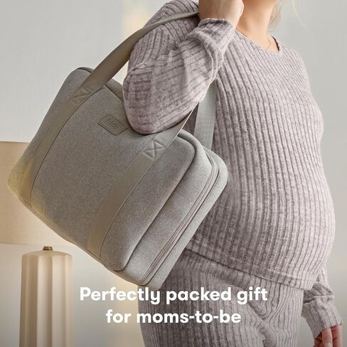 Frida Mom 30pc Pre-Packed Hospital & Diaper Bag Essentials Gift Set, Includes Labor, Postpartum, & Newborn Grooming Kit in One, Easy to Organize with Removable Toiletry Bags, & Suitcase Strap in Kuwait