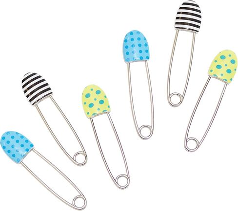 Sassy Sassy Decorative Diaper Pins 6 Count in Kuwait