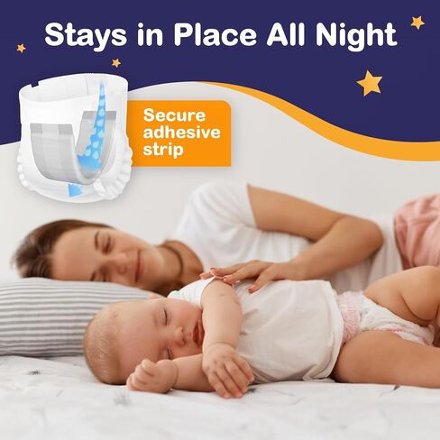 Dimples Booster Pads, Baby Diaper Doubler Inserts with Adhesive - 1 Size Fits All Diapers - Boosts Absorbency - No More leaks for Overnight, Travel, Nighttime or Anytime 21 Count in Kuwait