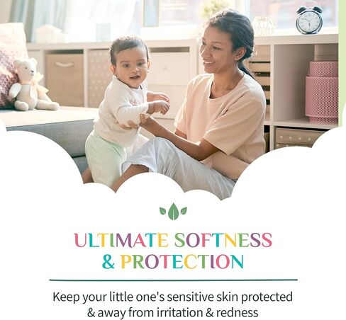 Organyc 100% Certified Organic Cotton Baby Diaper Liner for Sensitive Skin, Fits All Brands and Sizes Diapers Except New Born, 20 Count in Kuwait