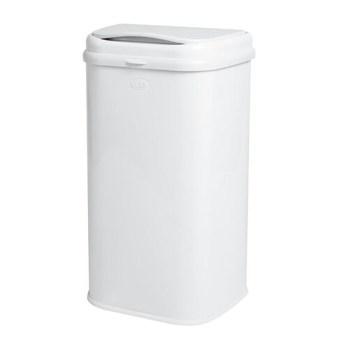 Ubbi Adult Diaper Pail, 13-Gallon Stainless Steel Incontinence Disposal Bin | Odor Locking Trash Can for Adult Diapers, Elderly Care & Caregivers, No Special Bags Required, White in Kuwait