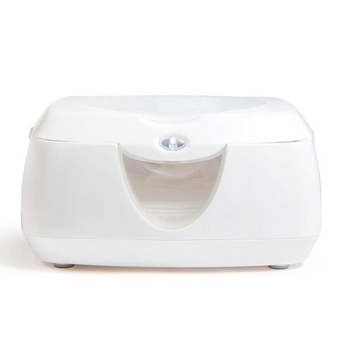 Munchkin Warm Glow Baby Wipe Warmer with Nightlight, Baby Wipes Warmer Dispenser for Newborn Diaper Changes, Holds 100 Wipes, White in Kuwait