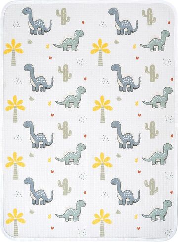 haakaa Waterproof Changing Pad Liners, 100% Cotton, Soft & Breathable (1pc, 19.5" x 27.5" Vintage Garden) in Kuwait
