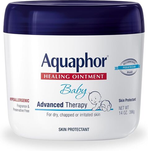 Aquaphor Baby Healing Ointment for Diaper Rash and More, 7 OZ | Baby Skin Protectant with Petrolatum for Chapped or Dry Skin, Drool Rash and Diaper Rash, Hypoallergenic, Fragrance Free in Kuwait