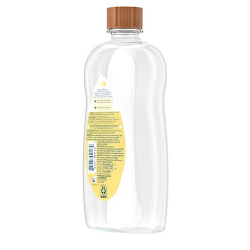 Johnson's Baby Oil, Mineral Oil Enriched with Shea & Cocoa Butter to Prevent Moisture Loss, Hypoallergenic, 20 fl. oz in Kuwait