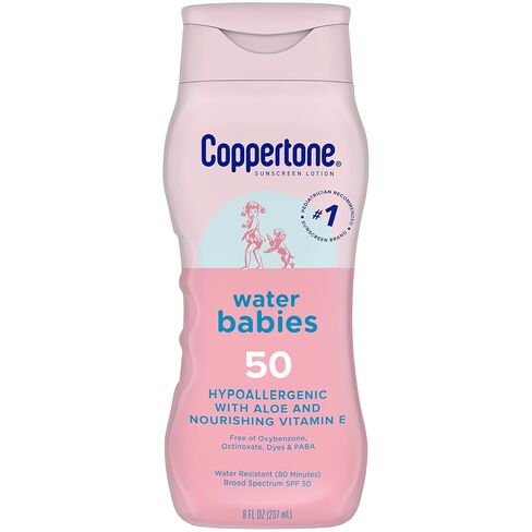 Coppertone WaterBabies Baby Sunscreen Lotion SPF 50 Hypoallergenic, 8 Fl Oz in Kuwait