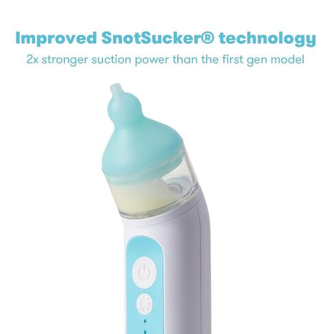 Frida Baby Electric NoseFrida Nasal Aspirator for Baby, Nose Sucker for Baby & Toddler, Upgraded Nasal Aspirator for Congestion + Allergy Relief with 3 Suction Levels, 2 Silicone Tips, USB in Kuwait