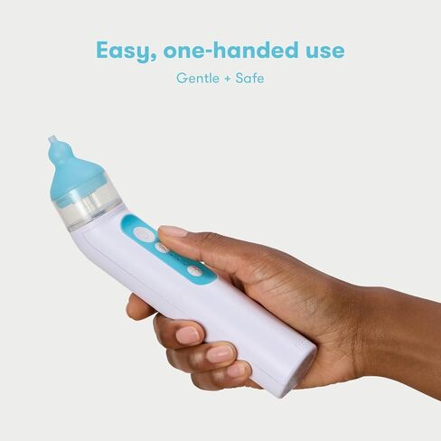 Frida Baby Electric NoseFrida Nasal Aspirator for Baby, Nose Sucker for Baby & Toddler, Upgraded Nasal Aspirator for Congestion + Allergy Relief with 3 Suction Levels, 2 Silicone Tips, USB in Kuwait