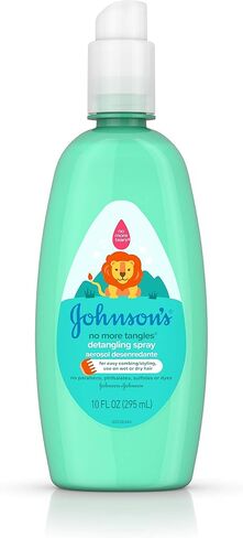 Johnson's No More Tangles Toddler & Kids Detangling Spray to Unlock Knots in Hair, Hypoallergenic & Paraben-Free, No More Tears Tear-Free Formula For Wet or Dry Hair, 10 fl. oz in Kuwait