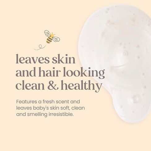 Baby Shampoo & Wash, Burt's Bees Tear Free Soap, Baby Care, Original, 21 Ounce (Packaging May Vary) in Kuwait