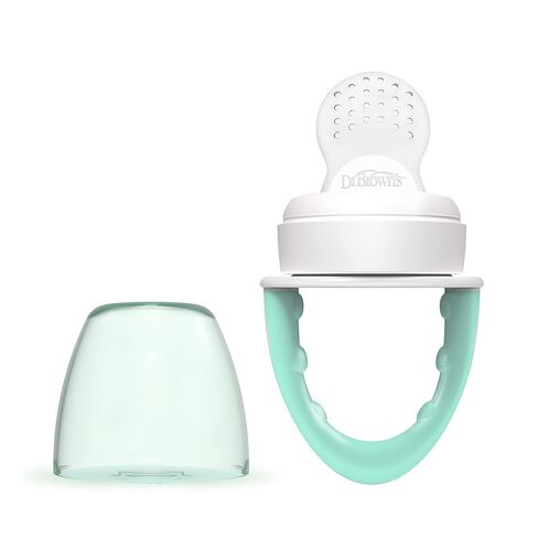 Dr. Brown's Fresh First Silicone Feeder, Mint & Grey, 2 Count in Kuwait