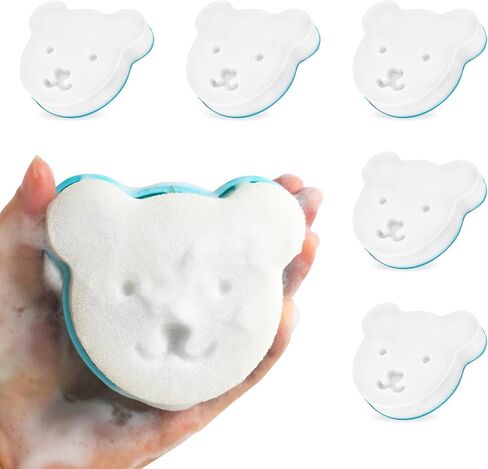 oogiebear Cradle Cap Brush Kit for Babies – Gentle and Safe Scalp Massage Care with Sponge, Brush, and Comb for Newborns and Babies in Kuwait