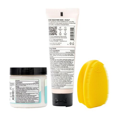 TUBBY TODD Cradle Cap Baby Hair Treatment Kit | Includes Bye-Bye Cradle Cap Gel, Cradle Cap Silicone Brush, & 3.5 oz All Over Ointment, Gentle for Babies’ Sensitive Skin in Kuwait