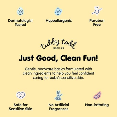 TUBBY TODD Cradle Cap Baby Hair Treatment Kit | Includes Bye-Bye Cradle Cap Gel, Cradle Cap Silicone Brush, & 3.5 oz All Over Ointment, Gentle for Babies’ Sensitive Skin in Kuwait