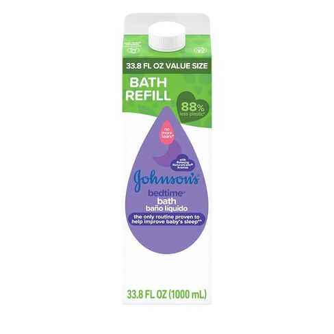 Johnson's Bedtime Baby Bath with Soothing NaturalCalm Aromas, Hypoallergenic & Tear-Free Liquid Baby Bath Formula, No Parabens, Sulfates, Dyes, or Phthalates, 27.1 fl. oz in Kuwait